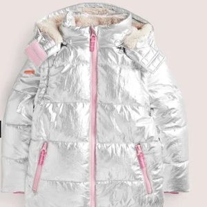 Metallic Cosy 2-in-1 Jacket (used) size 7-8
